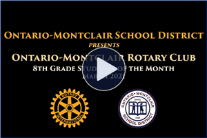 OMSD - March Rotary 8th Grade Students of the Month 